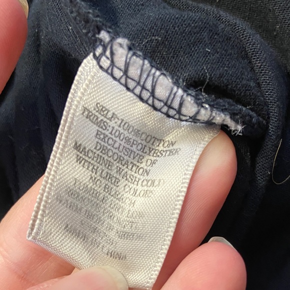 Johnny Was Floral Embroidered 100% Cotton Black Dress size Medium - Picture 6 of 7